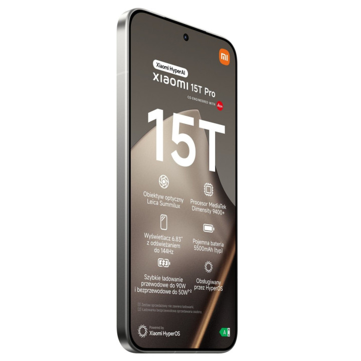 Smartfon Xiaomi 15T Pro 12/512GB Gray