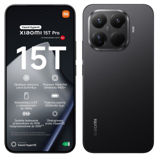 Smartfon Xiaomi 15T Pro 12/1024GB Black