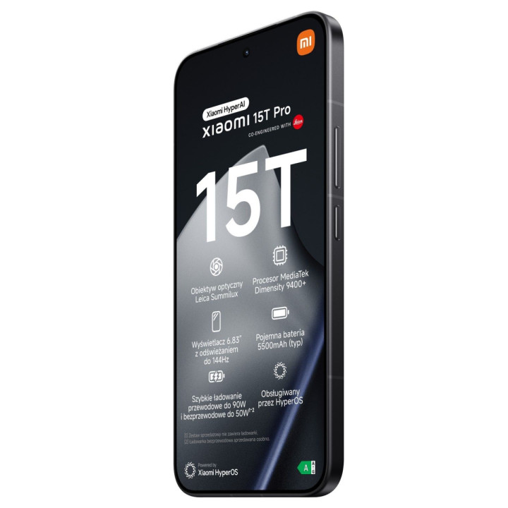 Smartfon Xiaomi 15T Pro 12/1024GB Black