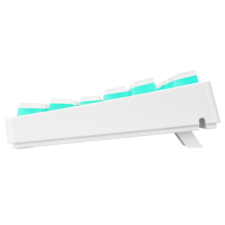 Rampage Klawiatura mechaniczna TKL GHOST Huano Red Switch biała