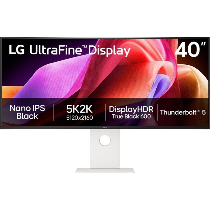 LG UltraFine 40U990A-W - 5K2K | Nano IPS Black | Thunderbolt 5 | HDR 600