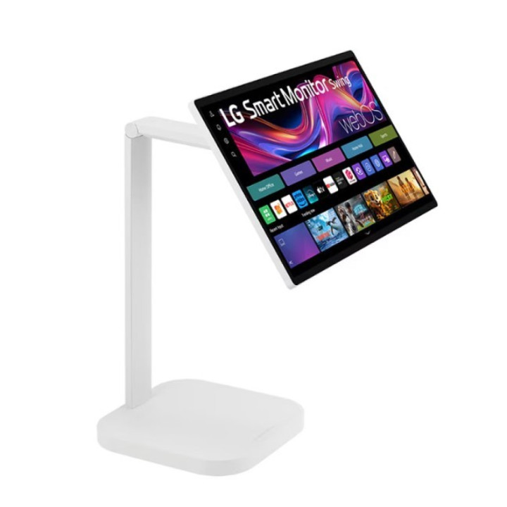 LG Swing 32U889SA - 31.5'' | 4K dotykowy | stojak na kółkach