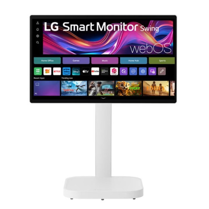 LG Swing 32U889SA - 31.5'' | 4K dotykowy | stojak na kółkach