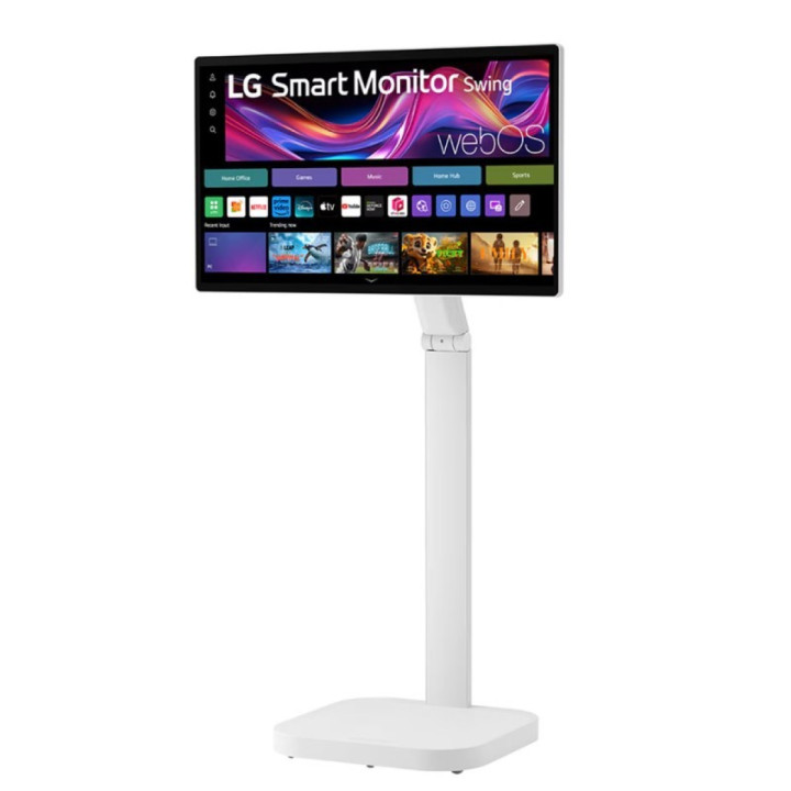 LG Swing 32U889SA - 31.5'' | 4K dotykowy | stojak na kółkach