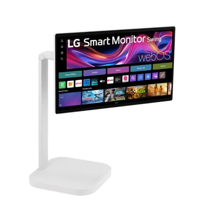 LG Swing 32U889SA - 31.5'' | 4K dotykowy | stojak na kółkach