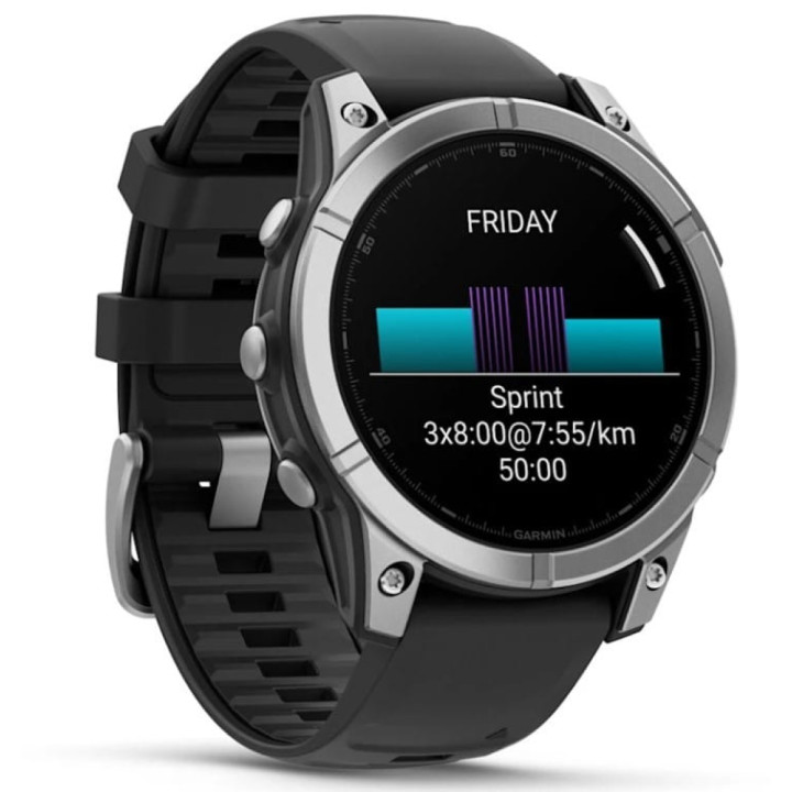 Garmin Fenix E 47mm Srebrny
