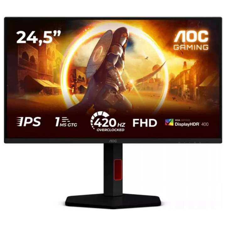AOC 25G4KUR - 420Hz OC | Full HD | Fast IPS | 24.5''