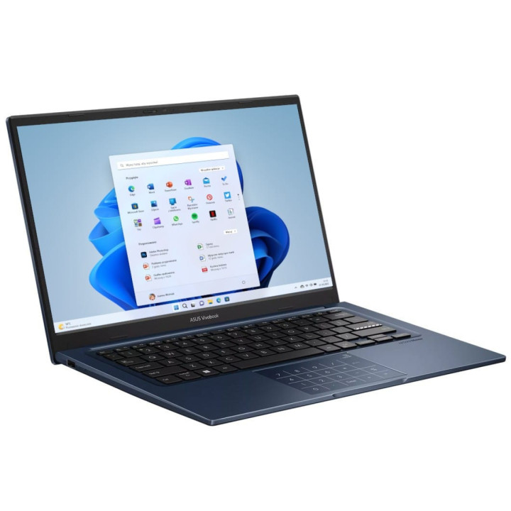 Laptop ASUS Vivobook 14 X1404VA-EB1625W - Core 7 150U | 14'' FHD | 16GB | 512GB | W11H | Niebieski