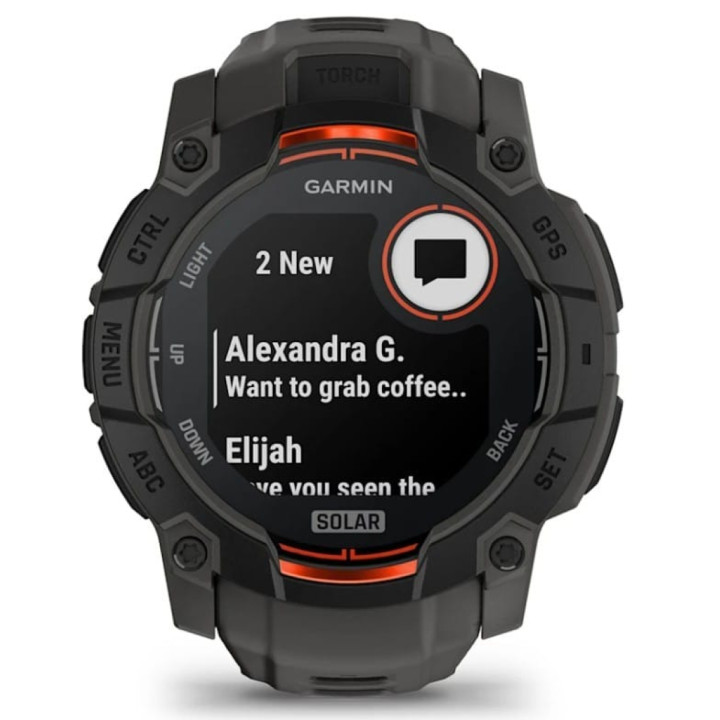 Garmin Instinct 3 Solar 50mm czarny