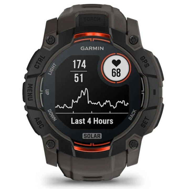 Garmin Instinct 3 Solar 50mm czarny