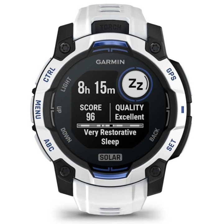 Garmin Instinct 3 Solar 45mm whitestone