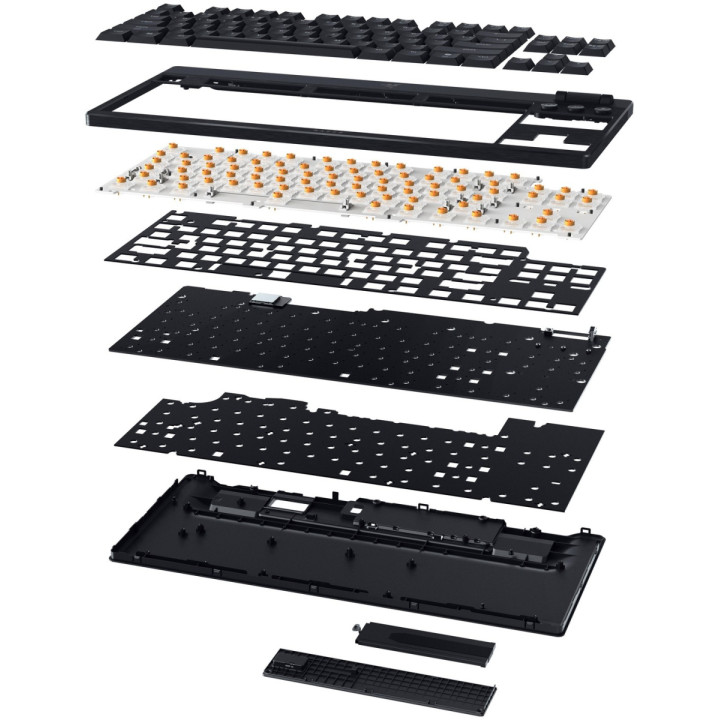 Razer BlackWidow V4 HyperSpeed Tenkeyless Low-Profile Yellow Switch US