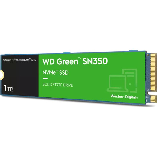 Dysk SSD WD Green SN350 WDS100T3G0C (1TB ; M.2 ; PCIe NVMe 3.0 x4)