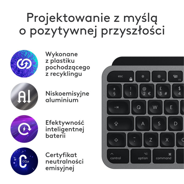Logitech MX Keys S for Mac Grafitowy