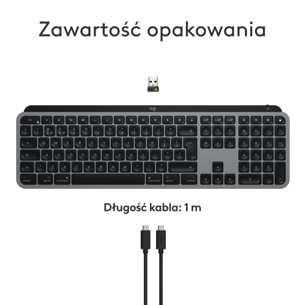 Logitech MX Keys S for Mac Grafitowy