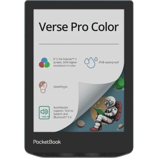 Ebook PocketBook Verse Pro Color 634 6  E-Ink Kaleido 3 16GB Wi-Fi Stormy Sea