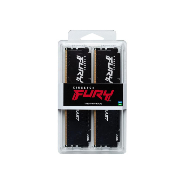 KINGSTON DDR5 128GB 5600Mhz CL40 FURY Beast Black KITx4