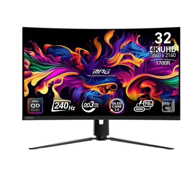 MSI MPG 321CURX - 240Hz | 4K | 32'' | QD OLED | 0,03ms