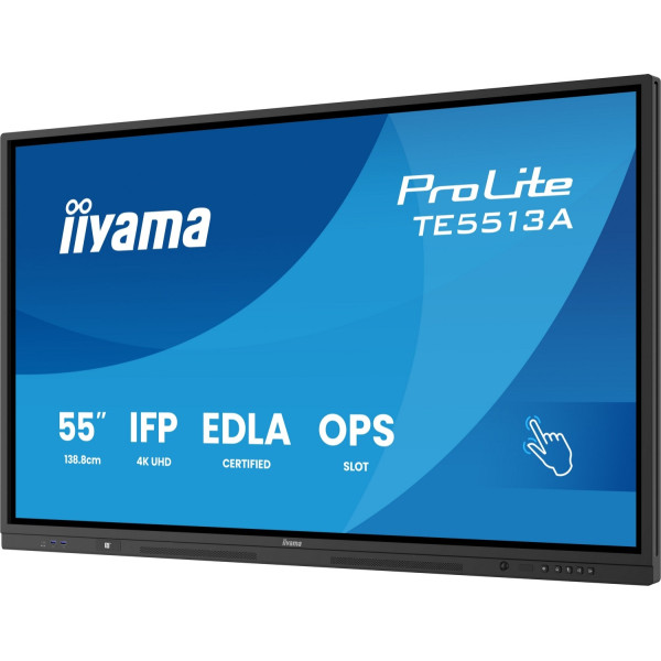 Monitor interaktywny iiyama ProLite TE5513A-B1AG 54,6" 4K UHD IPS Android