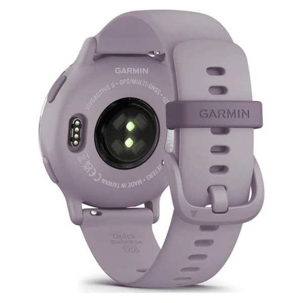 Garmin vivoactive 5 z czujnikiem tętna HRV Elevate Ox (orchideowa ramka / orchideowa koperta / orchideowy pasek)