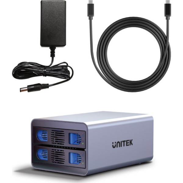 Unitek Kieszeń na dyski SATA 2,5''/3,5'' SATA HDD/SSD 40TB