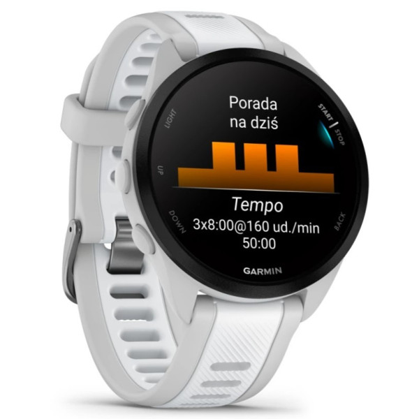 Garmin Forerunner 165 Music Biały