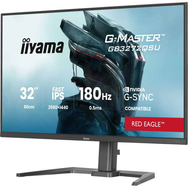 iiyama G-Master GB3272QSU-B1 Red Eagle - 180Hz | QHD | Fast IPS | 31.5''
