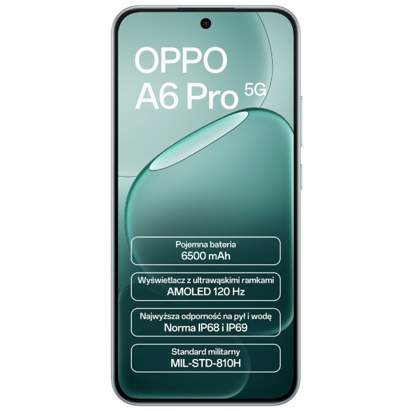 Smartfon Oppo A6 PRO 5G 8/256GB Lunar Titanium