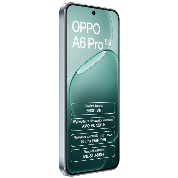 Smartfon Oppo A6 PRO 5G 8/256GB Lunar Titanium