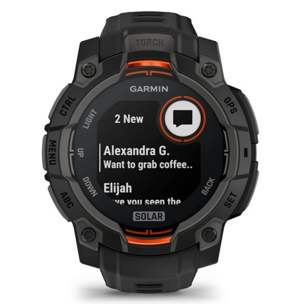 Garmin Instinct 3 Solar 45mm czarny