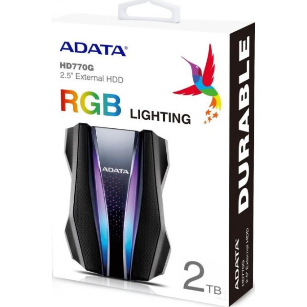 ADATA Durable HD770G 2TB USB3.2 Black