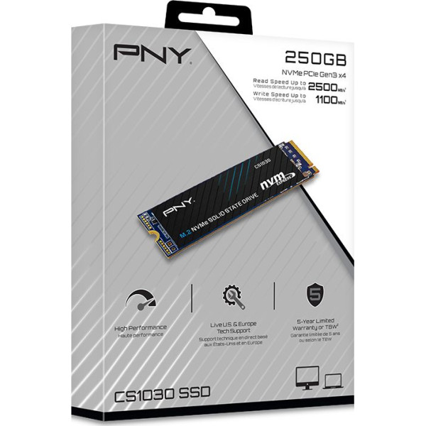 PNY XLR8 CS1030 M.2 PCIe NVMe 250GB