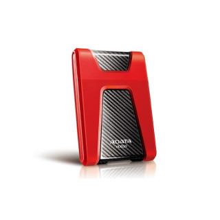 Dysk zewnętrzny ADATA DashDrive Durable HD650 AHD650-1TU3-CRD (1 TB; 2.5 ; USB 3.0; 5400 obr/min; kolor czerwony)