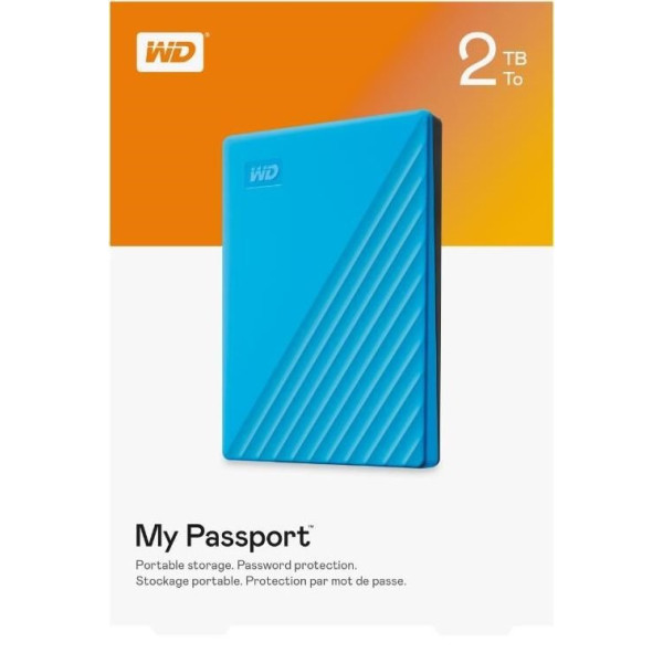 WD My Passport 2TB niebieski