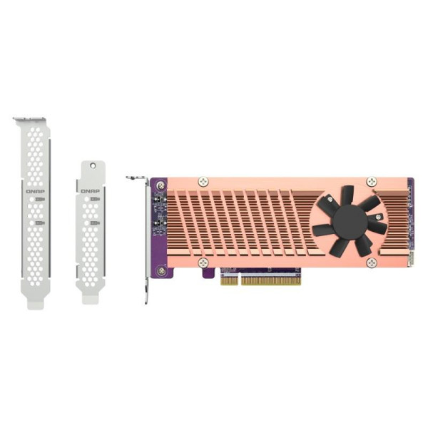QNAP QM2-2P-384A 2x M.2 22110/2280 PCIe NVMe SSD