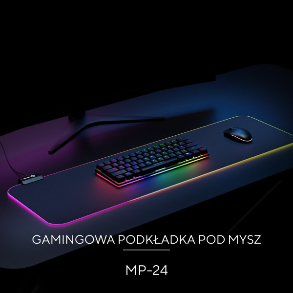 Podkładka pod mysz - Rampage MP-24 RGB