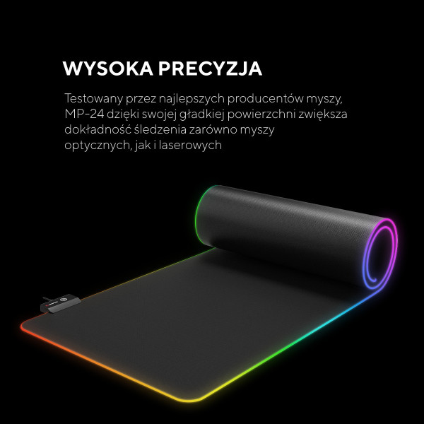 Podkładka pod mysz - Rampage MP-24 RGB