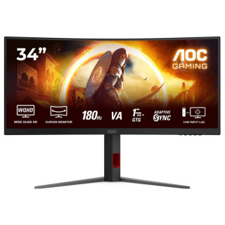 AOC CU34G4 - 34'' | Fast VA | UWQHD | 0.5ms MPRT | 180Hz | HDR 400