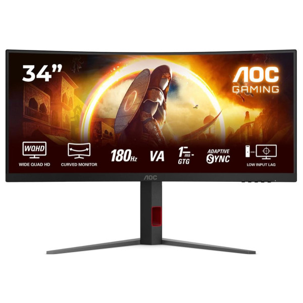AOC CU34G4 - 34'' | Fast VA | UWQHD | 0.5ms MPRT | 180Hz | HDR 400