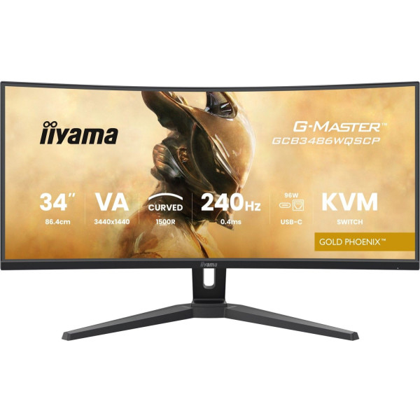 iiyama G-Master GCB3486WQSCP-B1 Gold Phoenix - 240Hz | UWQHD | 34'' | VA | 0,4ms