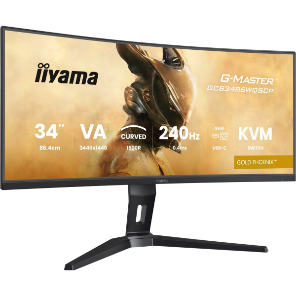 iiyama G-Master GCB3486WQSCP-B1 Gold Phoenix - 240Hz | UWQHD | 34'' | VA | 0,4ms