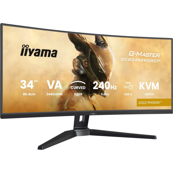 iiyama G-Master GCB3486WQSCP-B1 Gold Phoenix - 240Hz | UWQHD | 34'' | VA | 0,4ms