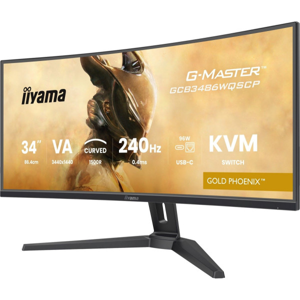 iiyama G-Master GCB3486WQSCP-B1 Gold Phoenix - 240Hz | UWQHD | 34'' | VA | 0,4ms
