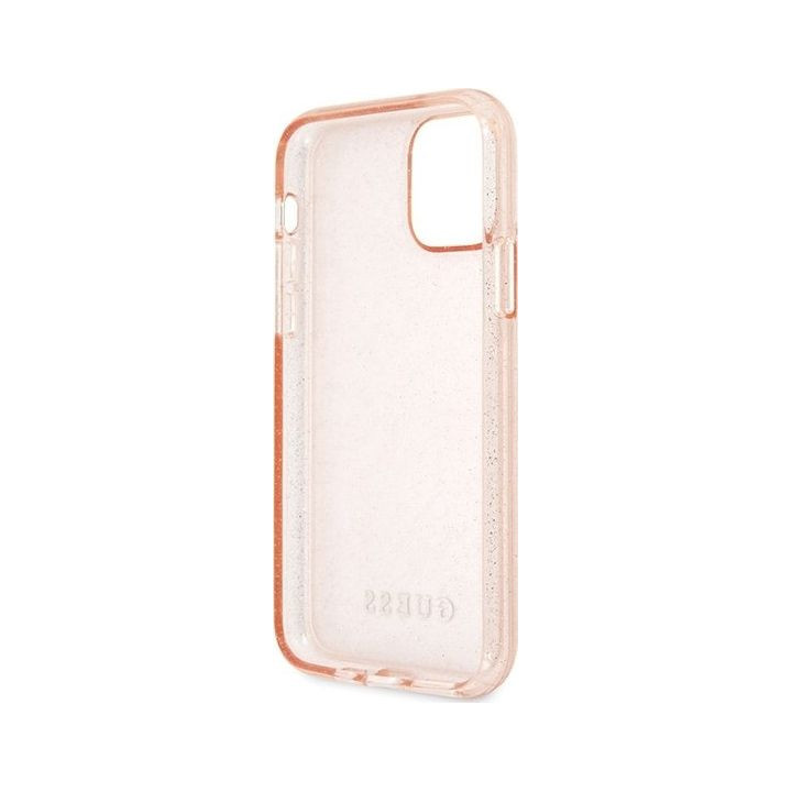 Guess Glitter Case iPhone 11 Pro pink (GUHCN58PCGLPI)