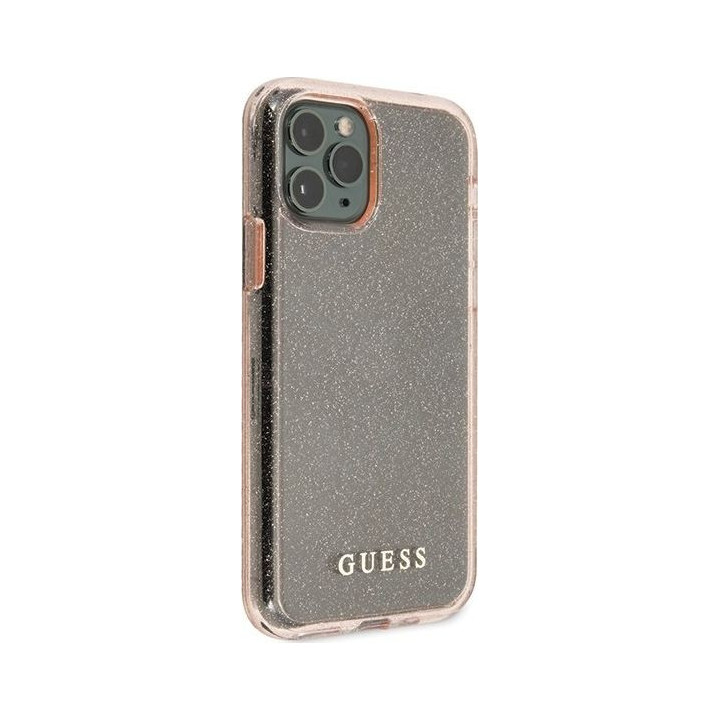 Guess Glitter Case iPhone 11 Pro pink (GUHCN58PCGLPI)