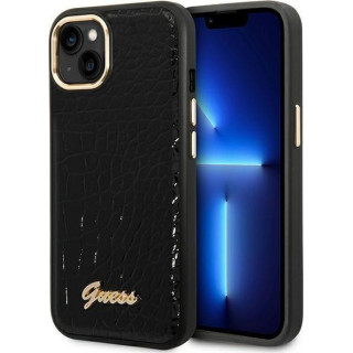Guess Croco Collection do iPhone 14 Plus (czarny)