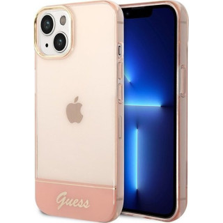 Guess Translucent do iPhone 14 Plus (różowy)