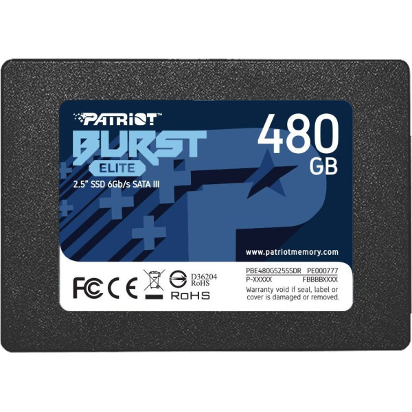 Dysk twardy Patriot Burst Elite 480GB (PBE480GS25SSDR)