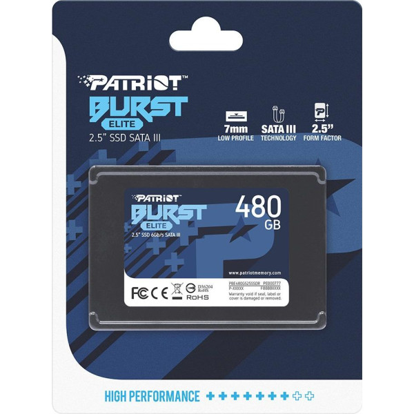 Dysk twardy Patriot Burst Elite 480GB (PBE480GS25SSDR)
