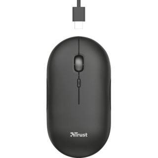 Mysz TRUST PUCK WIRELESS RECHARGEABLE BLK